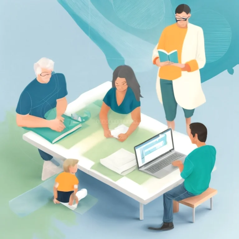 Imagen de personas en proceso de evolución personal